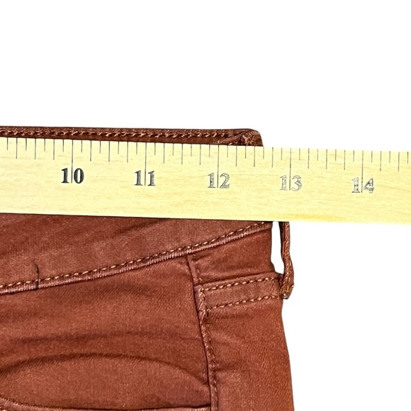 Articles of Society Rust Orange Raw Hem Skinny Jeans Women’s Size 24 - Picture 9 of 11